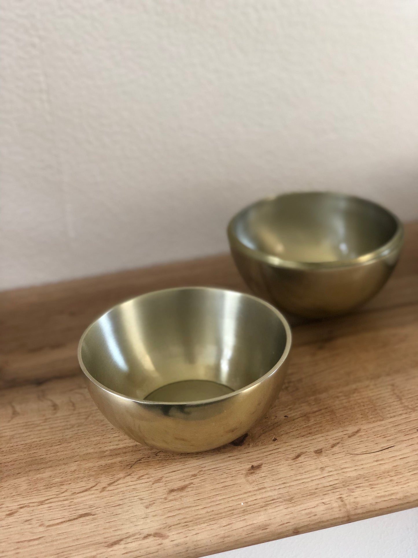 Elégante Sphère en métal Doré