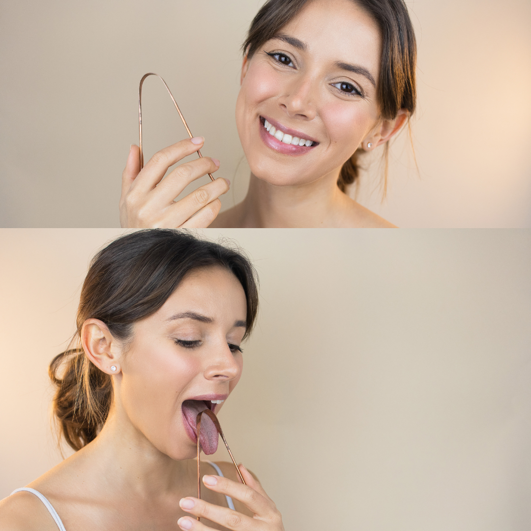 Gratte-Langue en Cuivre PURIFIE ET DETOXIFIE
