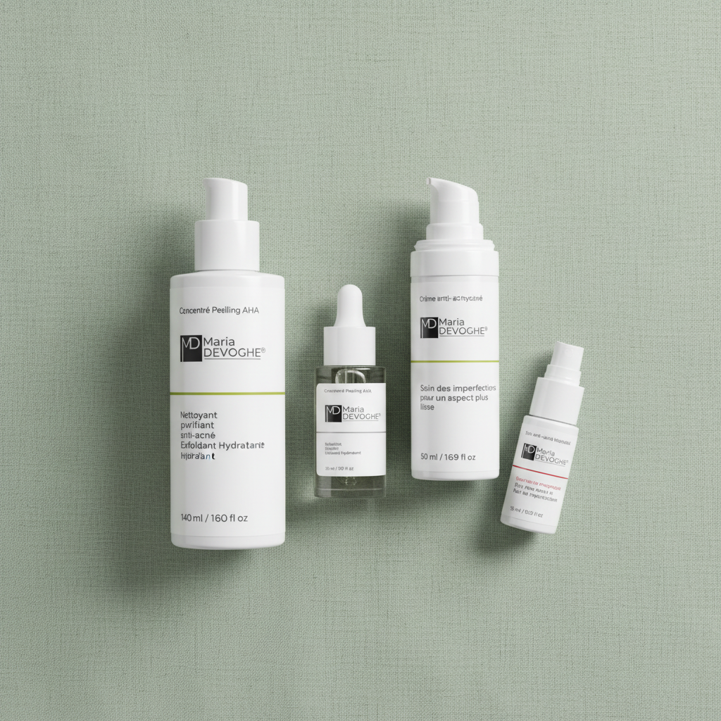 Rituel RÉÉQUILIBRER – Coffret 4 soins anti-acné