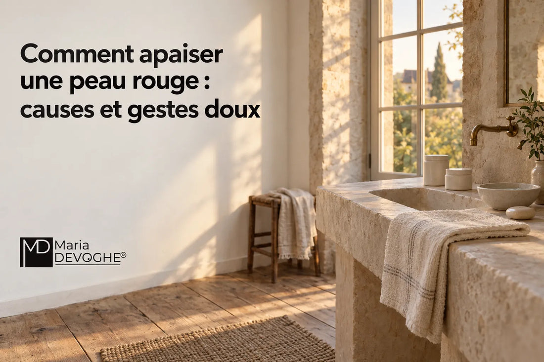 Comment apaiser une peau rouge : causes et gestes doux