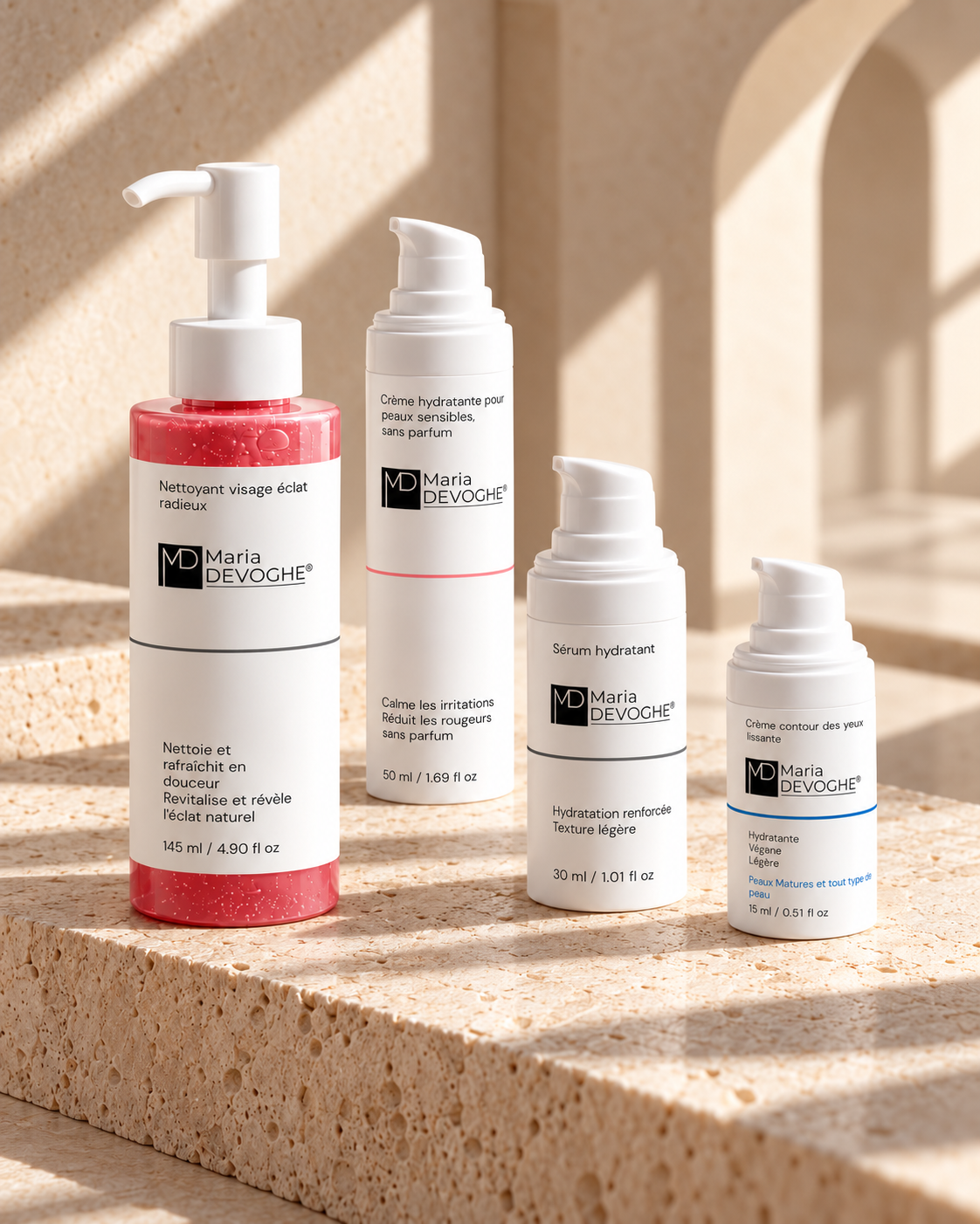 Les quatre soins du rituel Raviver