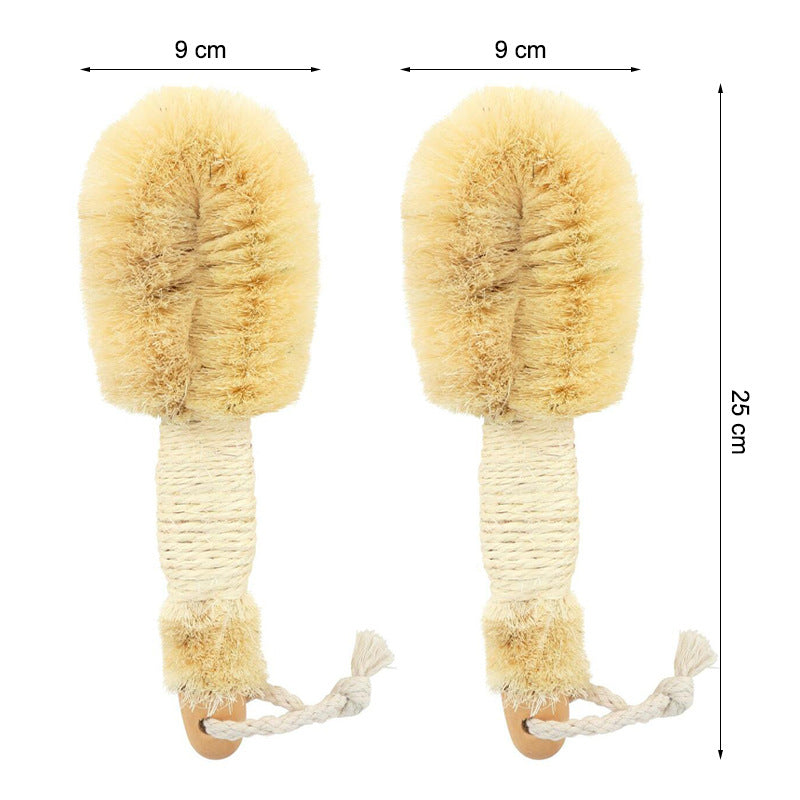 Brosse de bain exfoliante en sisal