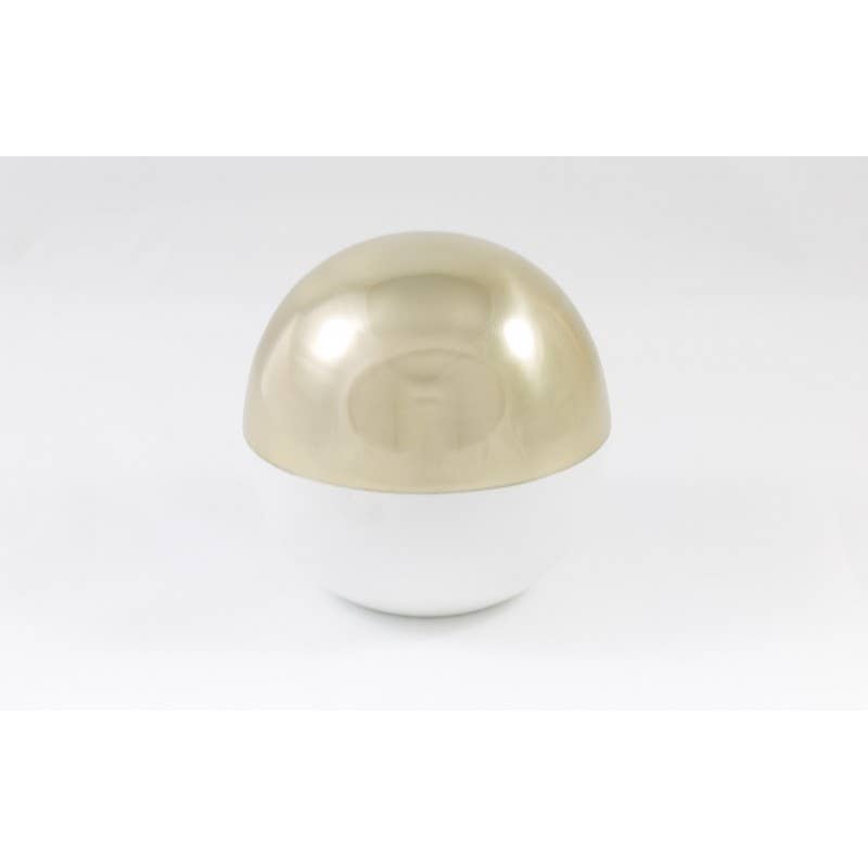 Elégante Sphère en métal Noir & Doré