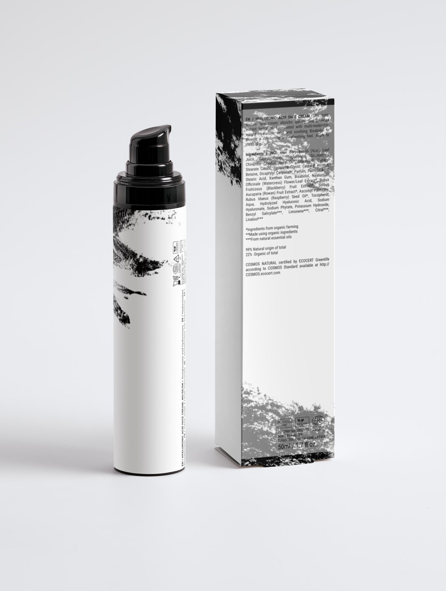 Crème visage à l'acide hyaluronique pour hommes