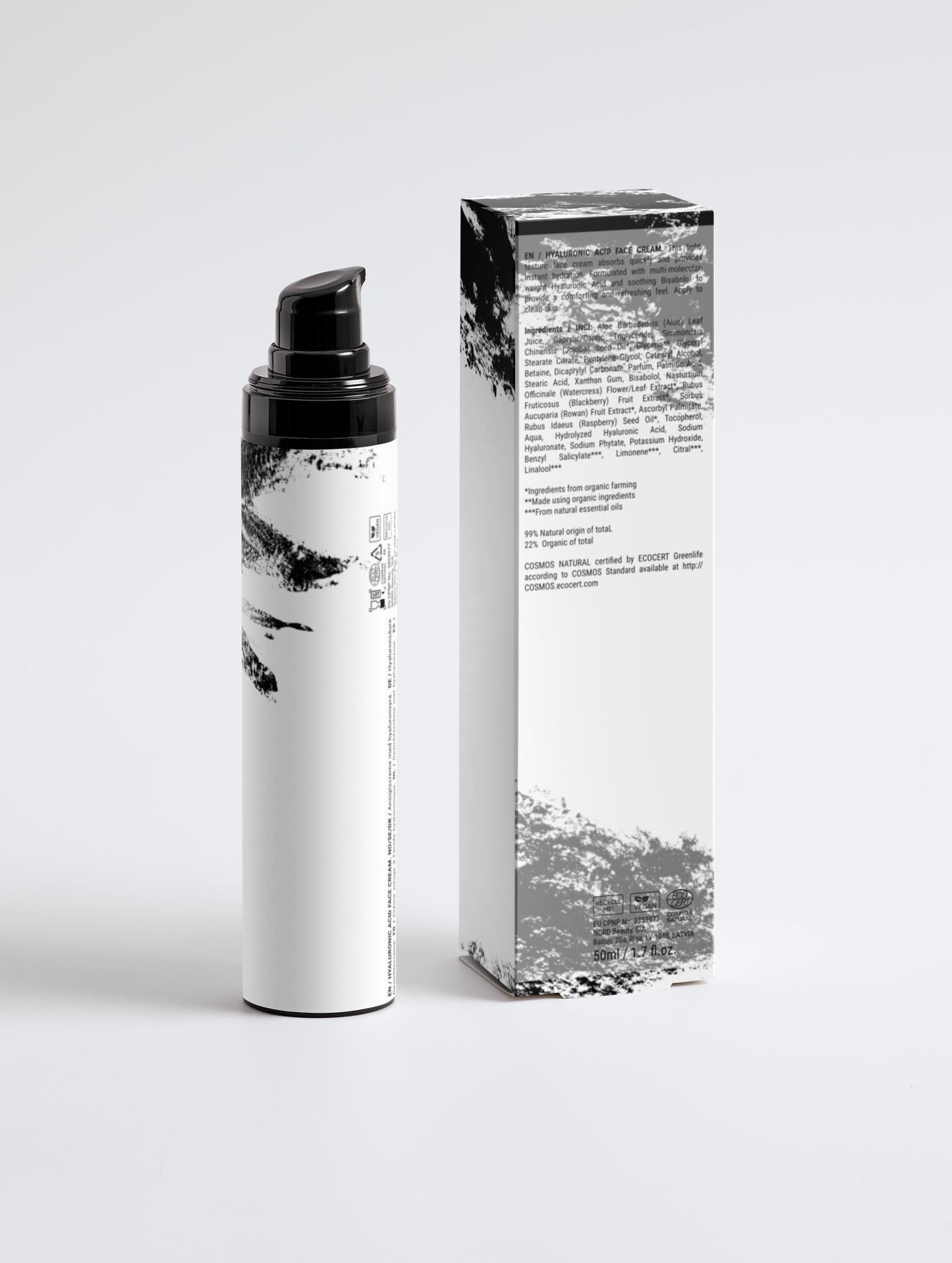 Crème visage à l'acide hyaluronique pour hommes