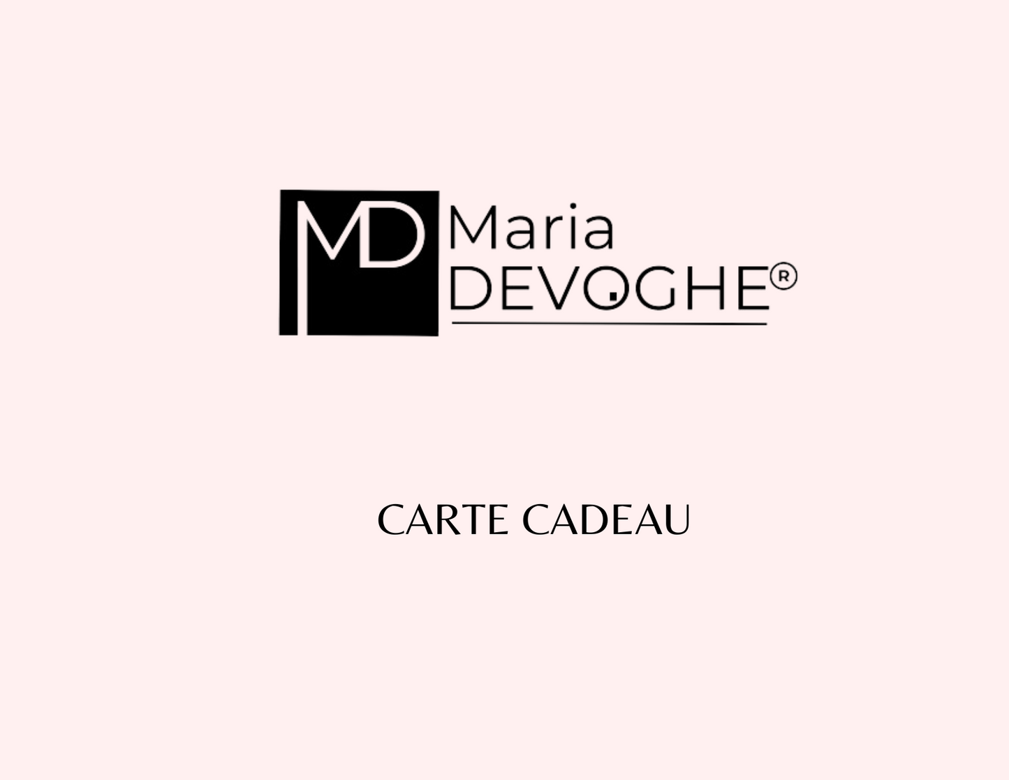 Carte cadeau Maria DEVOGHE