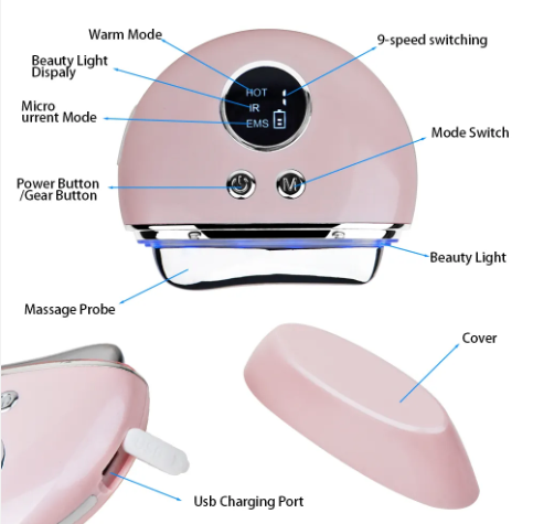 Gua Sha électrique - Appareil de modelage du visage