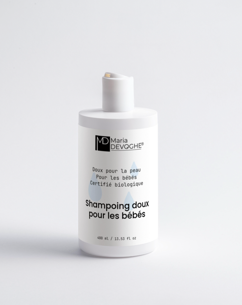 Shampoing doux pour bébé avec prébiotiques