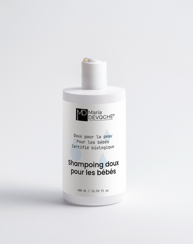 Shampoing doux pour bébé avec prébiotiques