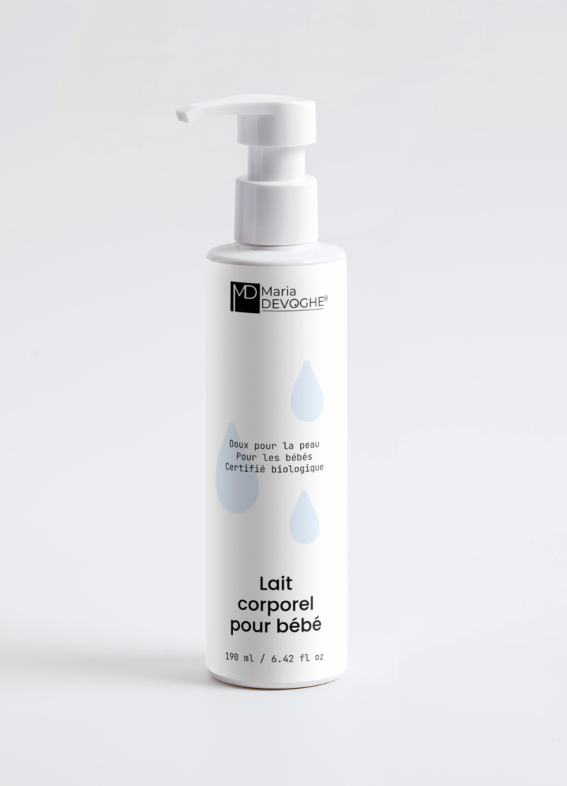 Lait corporel bébé Maria Devoghe® – soin nourrissant ultra-doux dès la naissance