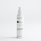 Crème hydratante anti-acné en flacon blanc avec pompe, labeling minimal et logo MD Maria Devoghe, design épuré.
