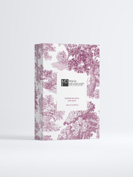 Coffret de soins anti-acné