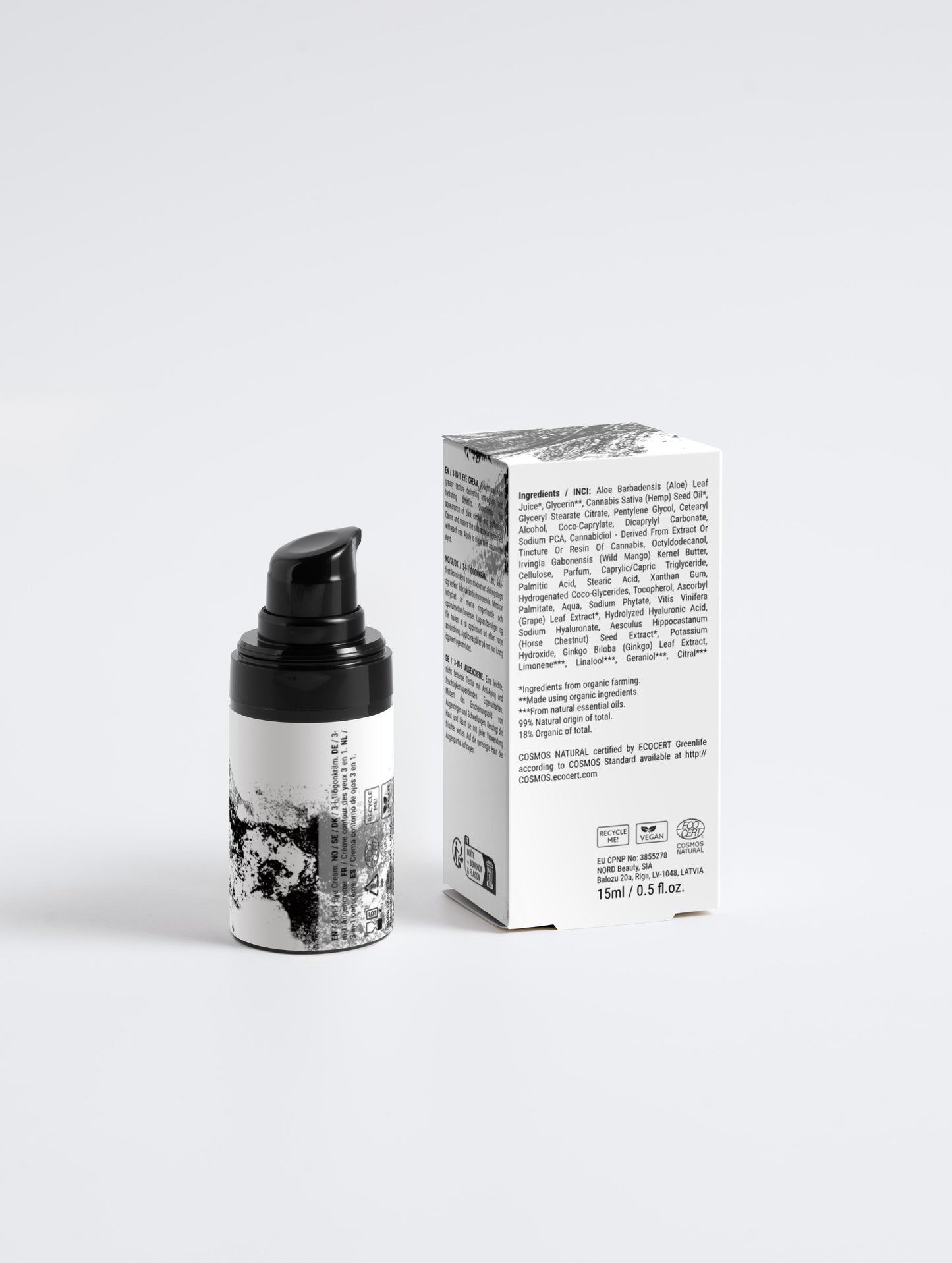 Crème contour des yeux 3 en 1 pour hommes