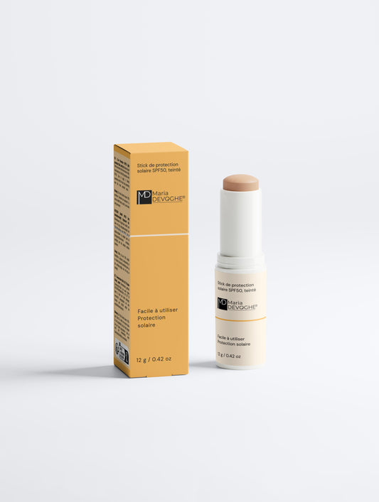 Stick de protection solaire SPF50, teinté