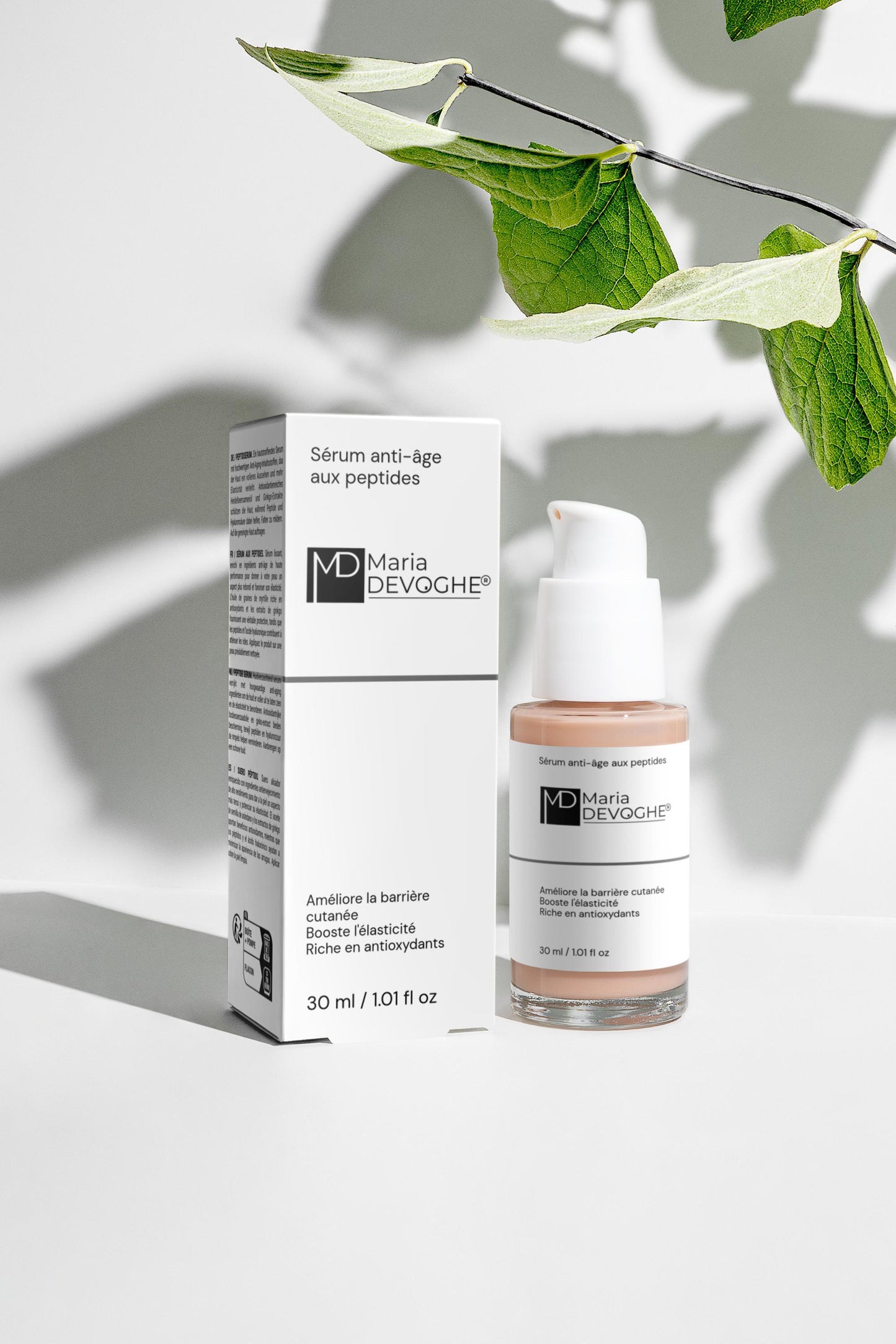 Sérum anti-âge aux peptides - lisse et raffermit