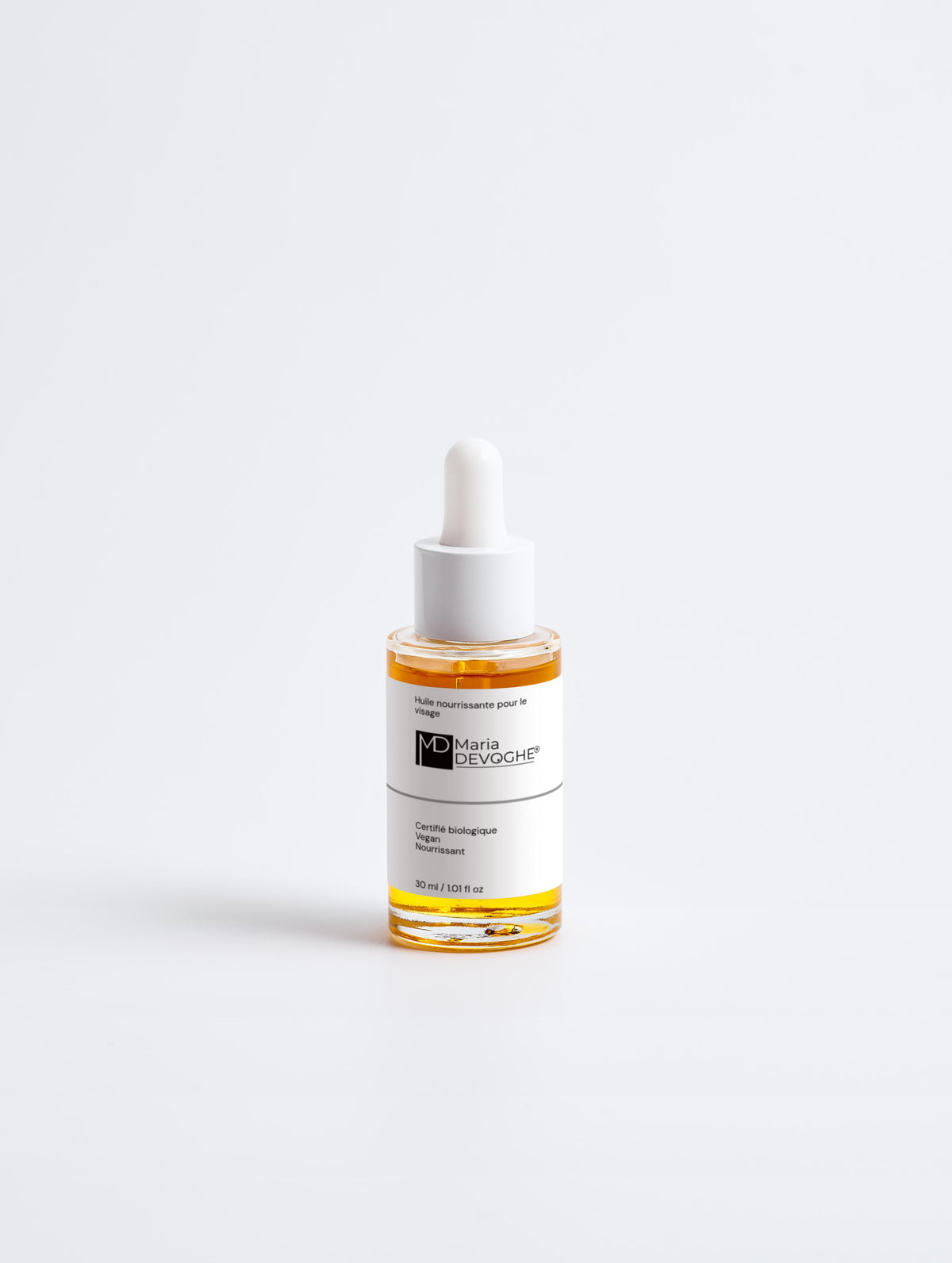 Huile visage nourrissante bio Maria Devoghe® – 11 huiles précieuses pour peaux sèches et matures