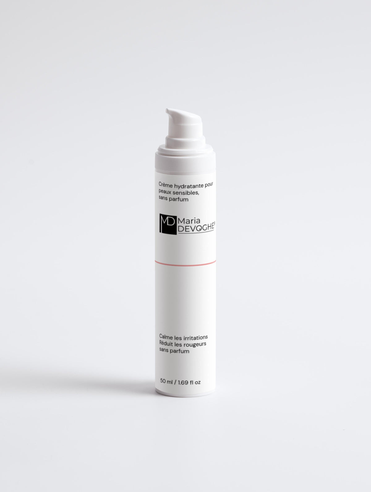 Crème hydratante peaux sensibles sans parfum Maria Devoghe® – apaisement et confort immédiat
