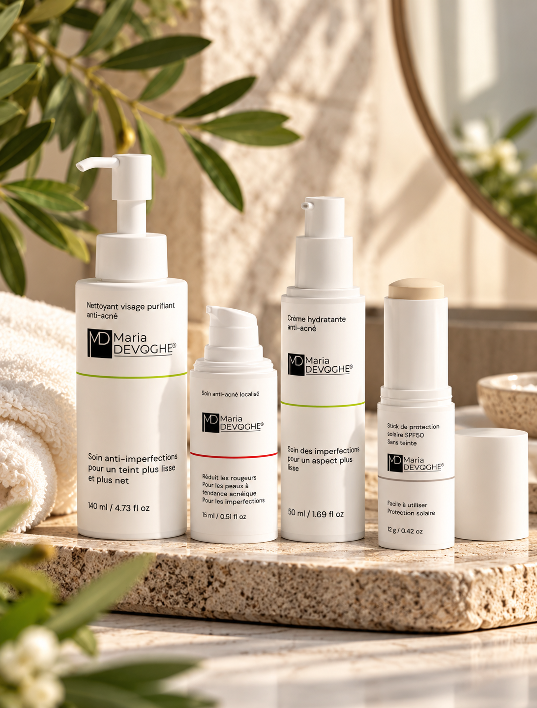 Rituel RÉÉQUILIBRER – Imperfections & déséquilibres - Coffret 4 soins