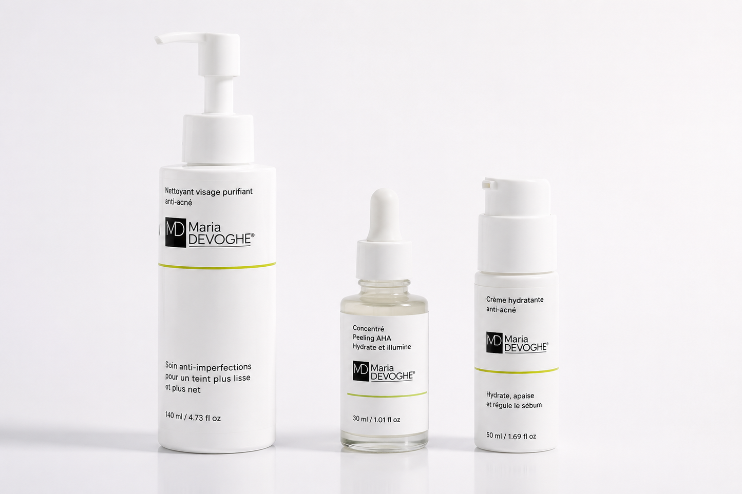 Routine Peaux à Imperfections - 3 soins Certifiés COSMOS Naturel