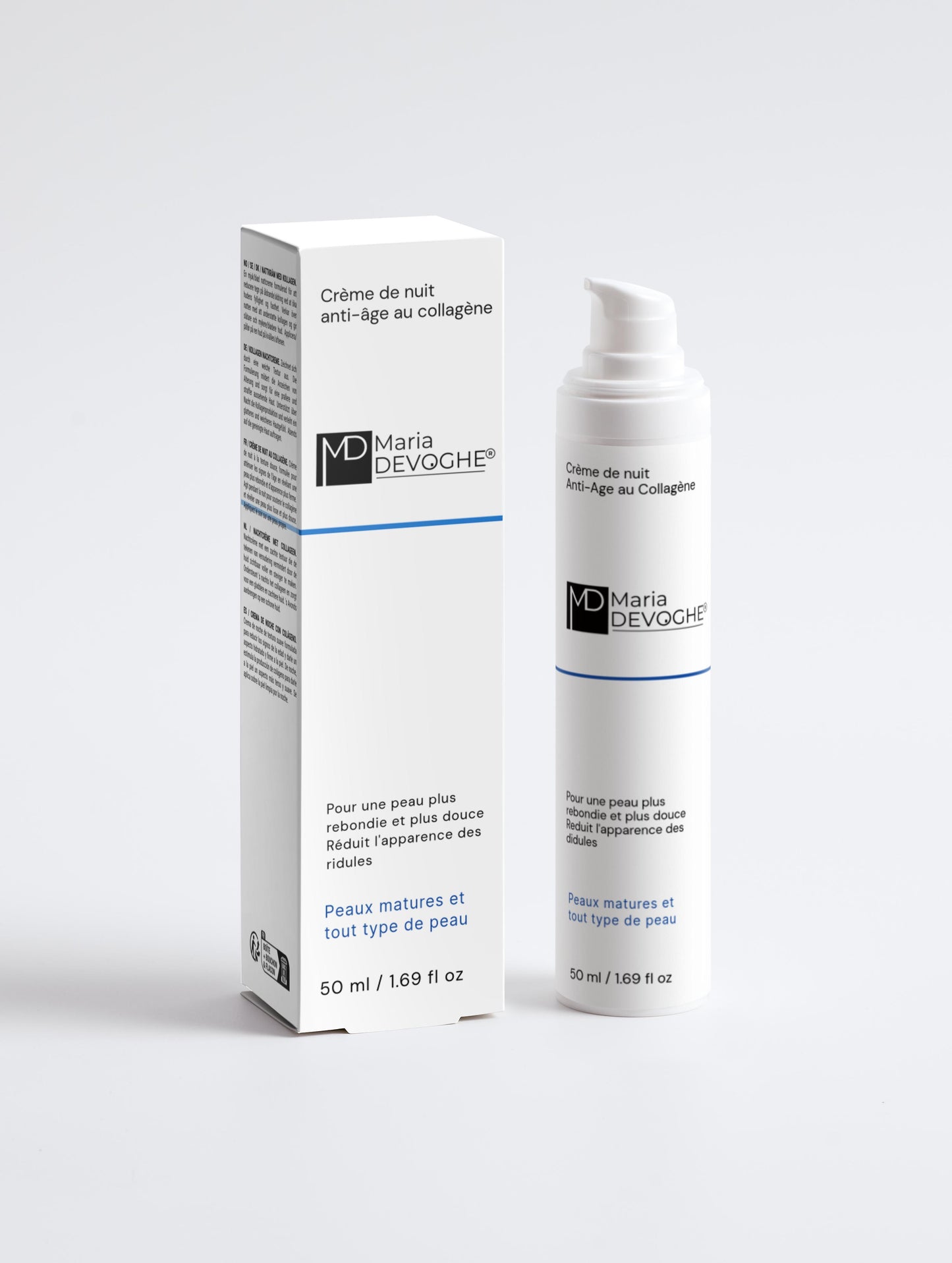 Crème de nuit anti-âge au collagène