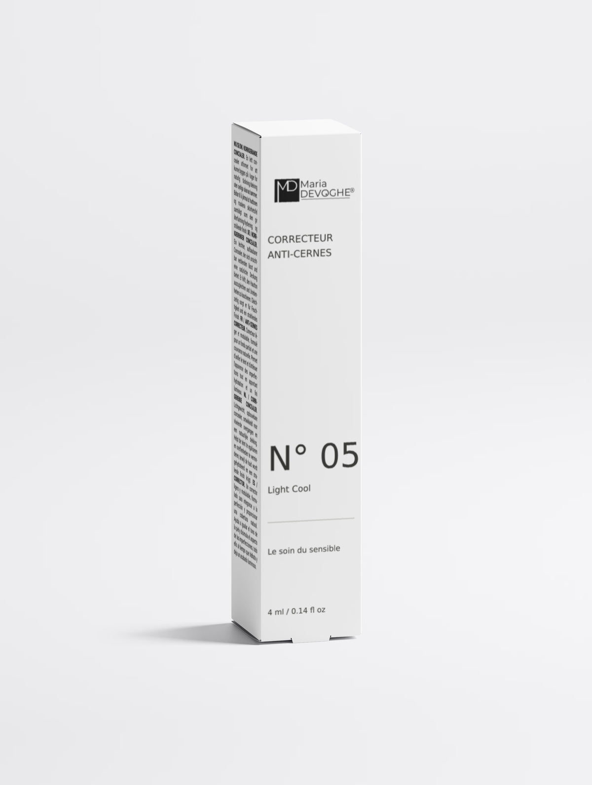 Correcteur anti-cernes hydratant — 05 Light Cool — Clair froid — boîte numérotée
