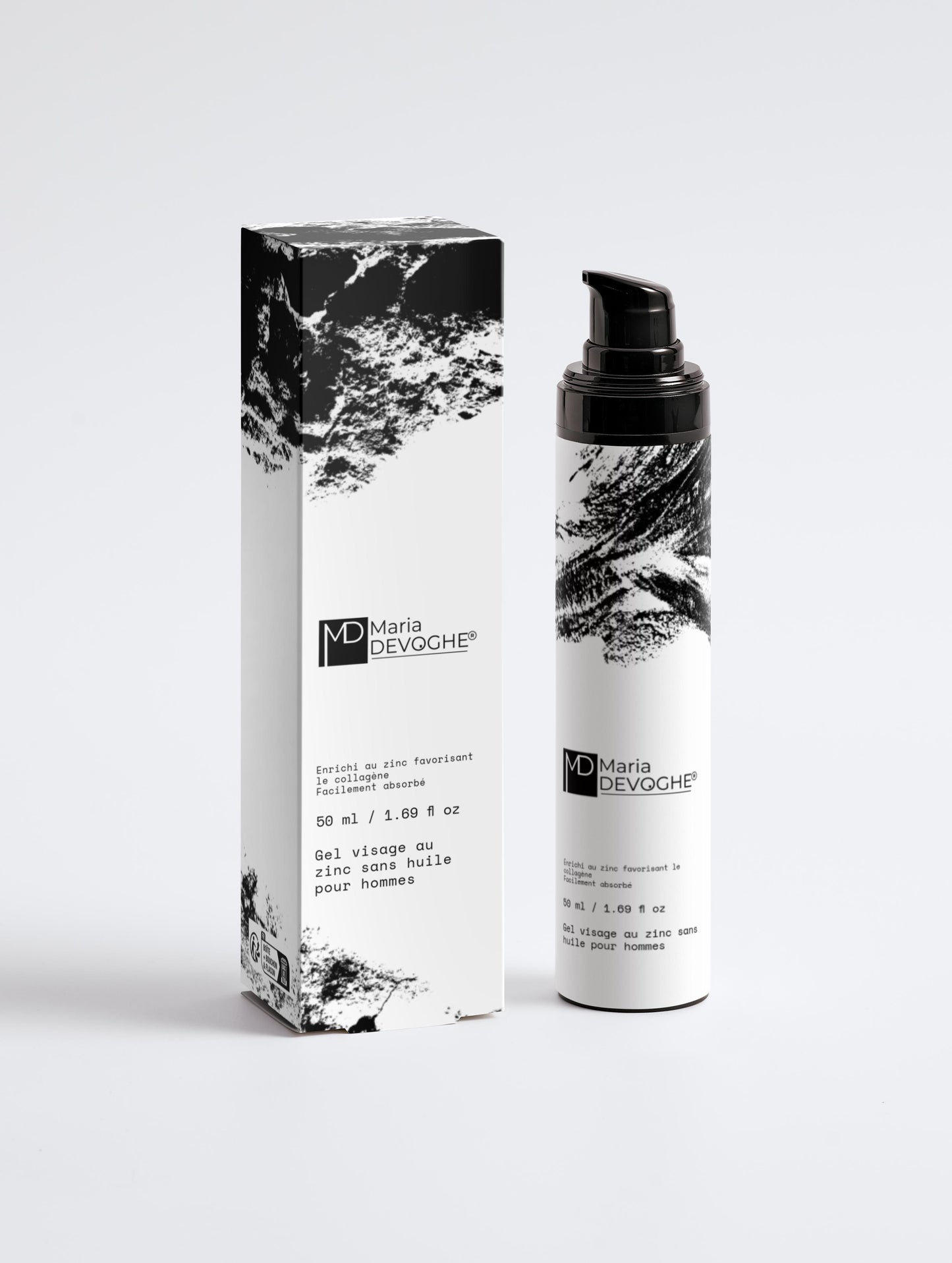 Gel visage au zinc sans huile pour hommes