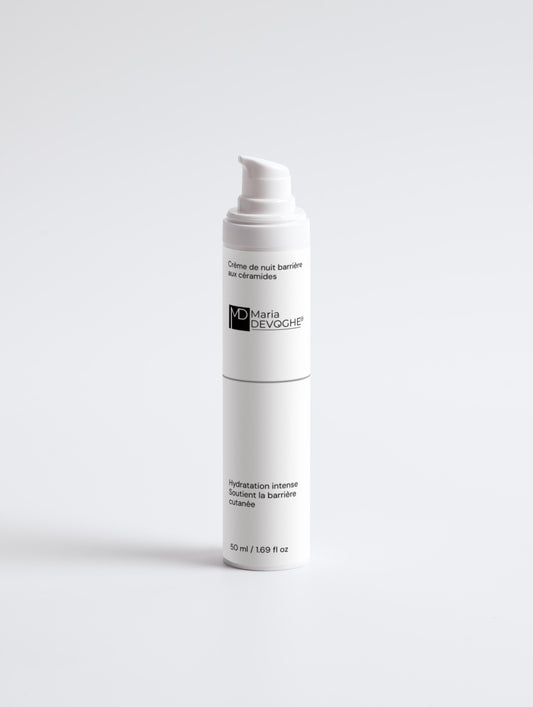 Crème de nuit barrière aux céramides