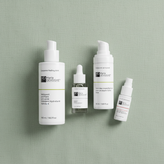 Rituel RÉÉQUILIBRER – Coffret 4 soins anti-acné