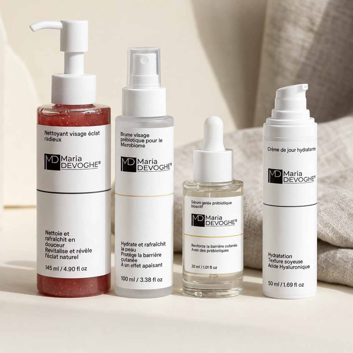 Peaux Déshydratées – Pack 4 Soins Certifiés COSMOS