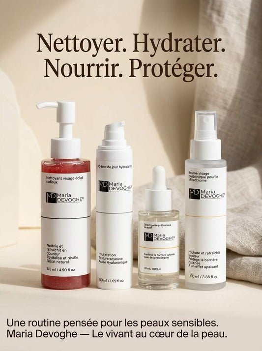 Routine Peaux Déshydratées – Pack 4 Soins Certifiés COSMOS