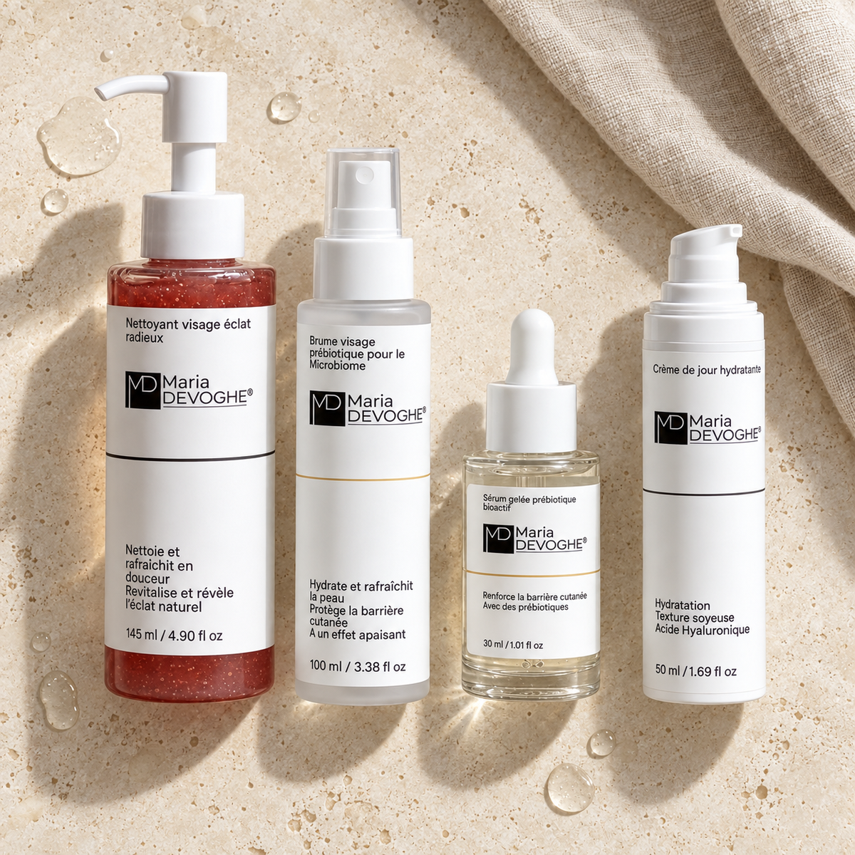 Peaux Déshydratées – Pack 4 Soins Certifiés COSMOS