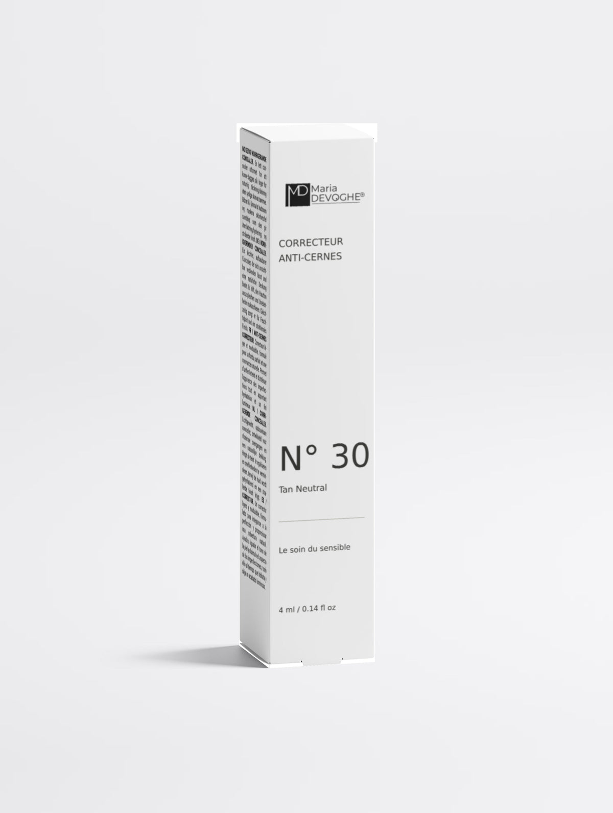 Correcteur anti-cernes hydratant — 30 Tan Neutral — Hâlé neutre — boîte numérotée